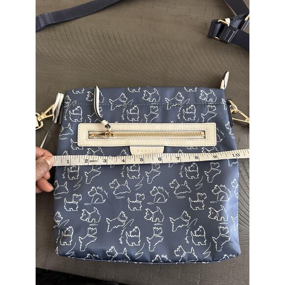 Radley London Crossbody Bag Womens Blue Dog Print Maple Cross Responsible Eco - Picture 7 of 10